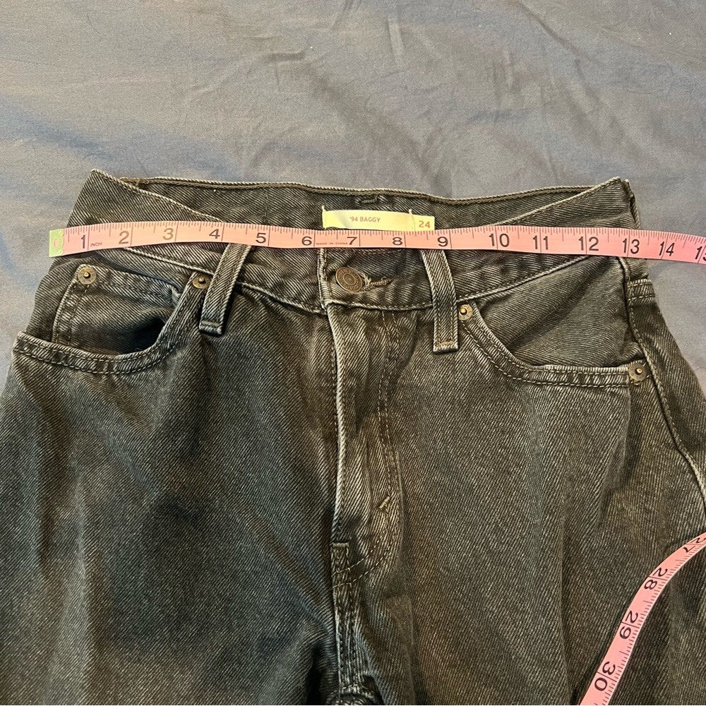 Levi's Women's Black '94 Baggy Jeans - Picture 6 of 8